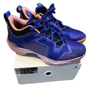 Air Jordan XXXVII Low - Lapis/Saturn Gold-Black - Men’s Sz 12  ⭐️ Excellent ⭐️